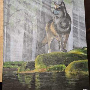 Schilderij De Wolf