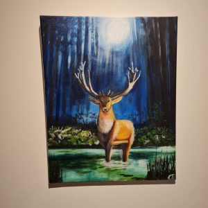 Schilderij Eland