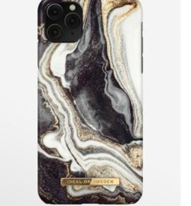 ideal of Sweden Telefoonhoes Marbel blauw/goud